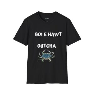 Gullah Geechee Crab T-Shirt — "Boi E Hawt Outcha"